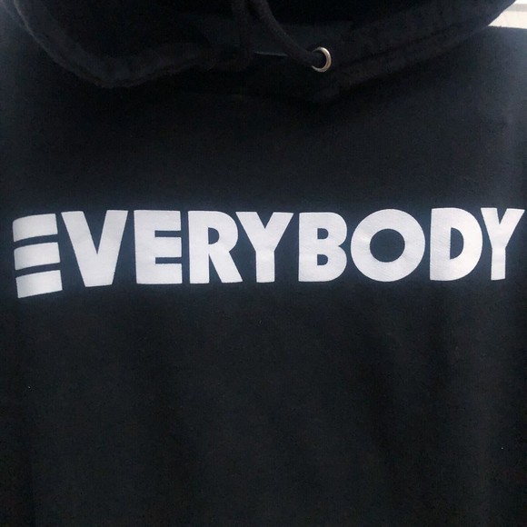 Logic Adult Large "EVERYBODY" Pullover Hoodie, Black - Picture 2 of 6